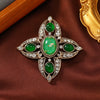 Baroque-Style Vintage Cross Brooch for Men and Women, Jewelry, Accessories, Wedding and Party Gifts - Image 17