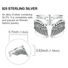Silver Vintage Angel Wings Cross Double Band Ring Adjustable Open Ring for Women Girls Daily Wear Jewelry Gift - Image 3