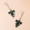Anime Black Clover Necklace Earring Asta Black Bull Metal for Women Men Necklace Jewelry Gift - Image 5