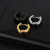 1Pair Punk Stainless Steel Round Circle Hoop Earrings For Men Women Not Fade Ear Rings Hip Hop Male Jewelry - Image 6