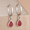 2PCS Vintage Stainless Steel Gold Plated Zircon Dangle Earrings For Women Small Water Drop Earrings Punk Unisex Rock Jewelry - Image 8