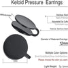 Stainless Steel Pressure Earrings Non-pierced Gold Color Keloid Pressure Earrings Black Color Creative Cartilage Ear Cuff - Image 6