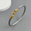 Rope Chain Bracelet for Women Stainless Steel Bangle Gold/Silver Color Bangle Gift Jewelry Accessories - Image 7