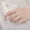 Gold Plated Ring Colour Women's Simple Couple's Wedding Ring Engagement Jewellery Gift - Image 6