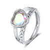 Silver Angel Wing Feather Stackable Open Rings For Women Beautiful Jewelry Accessories Prevent Allergy - Image 35