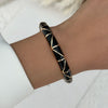 Vintage Punk Black Dripping Oil Metal Enamel Bangles For Women Geometric Wide Chunky Cuff Bracelets Party Aesthetic Jewelry - Image 16