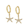 Crmya Cute Cubic Zirconia CZ Gold Silver Plated Hoop Drop Earrings For Women Dangle Earring Jewelry - Image 51