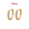2PCS Stainless Steel Cubic Zirconia Chain Stud Earrings For Women Non-Piercing Ear Clip Ear Cuff Earring Cartilage Jewelry - Image 11