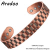Copper Bracelets for Women 99% Copper Handwoven Bracelet Cuff Bangle - Image 10