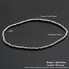 Stainless Steel Gold Plated Elastic Beaded Bracelet Stackable Design Unisex For Daily Commute And Party Wear - Image 12