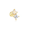 1PC Silver Crown Opal Piercing Earring for Women Ear Studs Cartilage Earring Body Jewelry Gift - Image 16