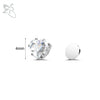 ZS 1 Piece Magnetic Clip-on Earrings Star Heart Shape CZ Crystal Ear Clip No Piercing Ear Stud No Pierced Earring Jewelry 4-8MM - Image 15