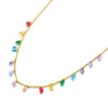 Stainless Steel Multicolor Zircon Star Charm Necklace For Women Not Fading Delicate Party Jewelry Gifts - Image 8