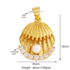 Fish Monta Ray Marine Organism Sea Conch Shell Nautil Coral Branch Charm Pendant,Gold Plated Zircon Jewelry Finding Supplies - Image 10