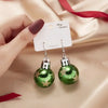 Christmas Color Sequin Snowflake Resin Star Light Balls Dangle Earring for Women Christmas Festive Atmosphere Jewelry - Image 7