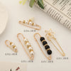 Imitation Pearl and Rhinestone Safety Pin Brooch with Multiple Designs - Image 44