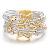Hollow Star Metal Beads Leather Bracelet Multilayer Glitter Filled Slim Strips Wrap Bracelets Female Jewelry Gifts - Image 13