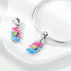 Silver 12 Zodiac Signs Fluorescent Twelve Constellations Star Sign Beads Charms fit Bracelet Neckalce Charm Pendant - Image 5