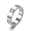Stainless Steel Gold/Silver/Rose Gold Color Ring For Women Men Couple CZ Crystal Rings Jewelry Wedding Rings Gift - Image 9