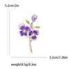Enamel Hydrangea Brooches for Women Unisex Pearl Flower Pin Plant Lapel Pins Office Party Friend Gifts Jewelry Accessories - Image 27