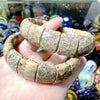 Stone Lapis Lazuli Tiger Eye Agate Morgan Faced Square Elastic Bracelet for Men and Women Charm Jewelry - Image 37