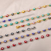 Stainless Steel Evil Eye Bracelet For Women Enamel Round Chain Blue Evil Eye Bead Bracelet Summer Beach Foot Jewelry Gift - Image 54