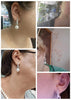 Imitation Pearl Dangle Earring for Women Silver Color Bling Cubic Zirconia Elegant Lady Jewelry - Image 6