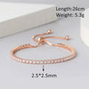 Adjustable Tennis Bracelet For Women Iced Out Zircon Couple Bracelet On Hand Gift To Friends Wedding Jewelry - Image 18