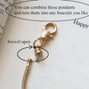 Heart-Shaped Bracelet with Bow Detail in Gold-Tone - Image 3