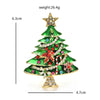 Christmas Tree Brooches For Women Men 2-color Enamel Gifts On Tree Plants Party Office Brooch Pin Gifts - Image 3