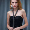 European and American Rhinestone Tie Chains Ladies' Tie Necklace Wedding Dress Accessories and Tie - Image 6