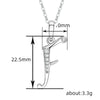 26 English Letter Zircon Pendant Necklace Temperament Personality Necklaces Jewelry Gift - Image 48