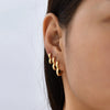 Simple Stainless Steel Geometric Heart Hoop Earrings for Women Small Circle Huggies Ear Buckle Punk Earring Minimalist Jewelry - Image 5