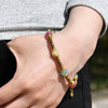 Colorful Stone Beads Chain Bohemia Stainless Steel Gold Color Metal Bracelets Jewelry Gift for Women - Image 2