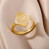 Starfish Shell Stainless Steel Open Rings For Women Gold Color Finger Ring Summer Beach Vacation Ocean Jewelry - Image 4