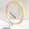 Acrylic Resin Geometric Bracelets for Women Minimalist Chic Irregular Marbling Round Cuff Bangle Party Jewelry Gift - Image 3