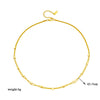 316L Stainless Steel 2 In 1 Small Cube Chains Necklace For Women Gold Silver Color Girls Choker Party Jewelry Gifts - Image 6