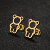 Simple Design Sun Totem Stud Earrings Women Irregular Fan Shaped Stainless Steel Thorn Earings Party Jewelry Gifts - Image 8