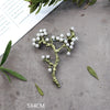 Green Botanical Brooch Pin with Leaf and Flower Designs - Image 19