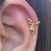 Silver Color Simple Punk Metal Zircon Ear Cuff Clip on Earrings for Women No Pierced Crystal Star Earcuff Ear Wrap Clips Jewelry - Image 1