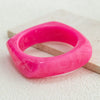 Vintage Punk Brown Coffee Thick Resin Acrylic Bangles Geometric Irregular Wide Cuff Bangle Bracelet For Women Men Jewelry - Image 10