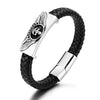 Selling Stainless Steel Bracelets for Men Europe and America Handwoven Leather Bangles Male Jewelry Gifts - Image 7