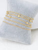5PCS/7PCS Stainless Steel Love Bead Chain Bracelet Set Commuter Elegant Leisure Accessories Neutral Stackable - Image 4