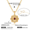 Ball Pendant Earrings Stainless Steel Gold Plated Jewelry Gift Ring Hoop Earrings For Women - Image 43