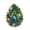 Crystal Water-drop Brooches for Women Vintage Pendant Style Elegant Wedding Pins Party Jewelry Brooch - Image 8