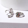 Tiny Heart-Shaped Cartilage Earrings Zircon Gold Color Piercing Cartilage Hoop Small Hoop Earrings Party accessories - Image 4