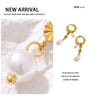 Yachan Stainless Steel Hoop Earrings for Women Baroque Pearl Charms Drop Earring Jewelry - Image 12