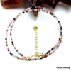 2MM Mini Stone Beads With Amethyst Tiger Eye Aquamarine Crystal Necklace for Men and Women Charm Jewelry - Image 9