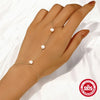 Silver Flower CZ Sparking Zircon Bracelets For Women Minimalism Hand Chain Bracelets Jewelry Party Gift - Image 41