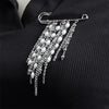 Exaggerate Long Tassel Chain Brooch Women Handmade Beaded Many Layer Chain Multi Functional Fixed Pin Pants Clothes Decor - Image 9